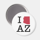 Aimant I Love Arizona (Recto/Verso)