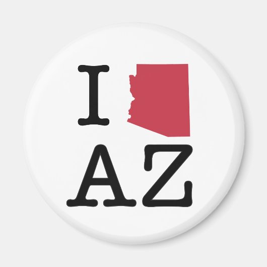 Aimant I Love Arizona (Devant)