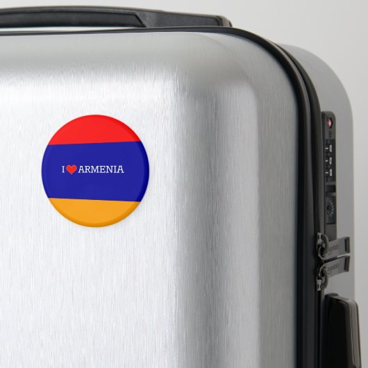Aimant I Love Armenia, flag of Armenia (In Situ (Bagages))