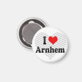 Aimant I Love Arnhem, Pays-Bas (Recto/Verso)