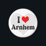 Aimant I Love Arnhem, Pays-Bas<br><div class="desc">J'Aime Arnhem, Pays-Bas. Ik Hou Van Arnhem, Pays-Bas. Un grand cadeau pour tous ceux qui viennent d'Arnhem, Pays-Bas. J'Aime Arnhem. Ik Hou Van Arnhem.</div>