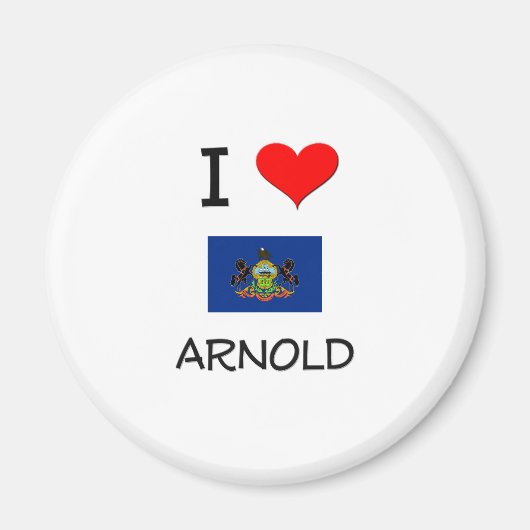 Aimant I Love Arnold Pennsylvania (Devant)