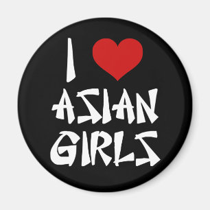 Aimant I Love Asian Girls