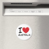 Aimant I Love Australia (In Situ (Lave-vaisselle))