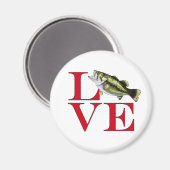 Aimant I Love Bass (Recto/Verso)