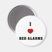 Aimant I Love Bed Alarmes (Recto/Verso)