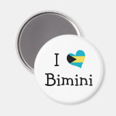 Aimant I Love Bimini (Recto/Verso)