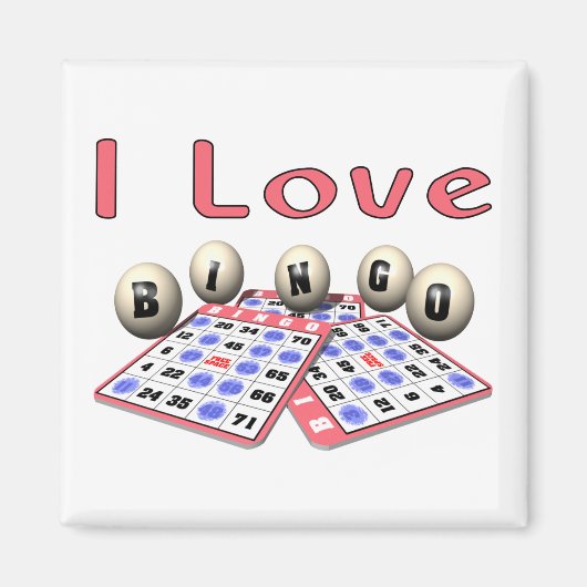 Aimant I Love Bingo (Devant)