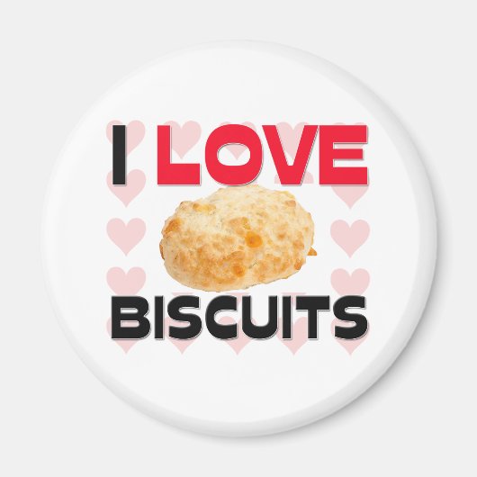 Aimant I Love biscuits (Devant)