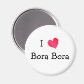 Aimant I Love Bora Bora (Recto/Verso)