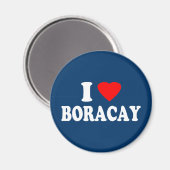 Aimant I Love Boracay (Recto/Verso)