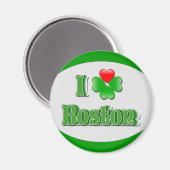 Aimant i Love Boston - Clover (Recto/Verso)