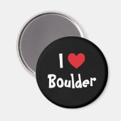 Aimant I Love Boulder (Recto/Verso)