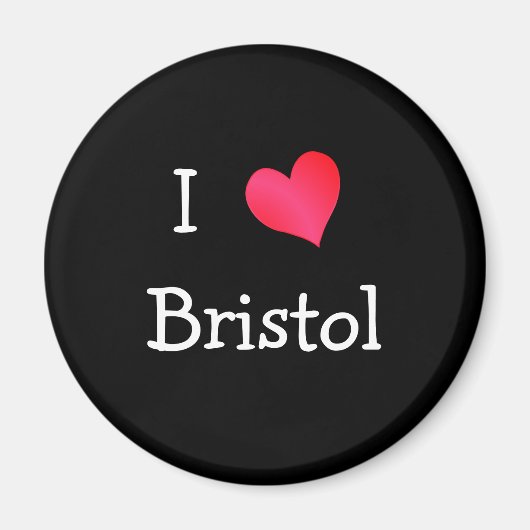 Aimant I Love Bristol (Devant)