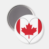 Aimant I Love Canada (Recto/Verso)