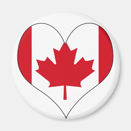 Aimant I Love Canada (Devant)