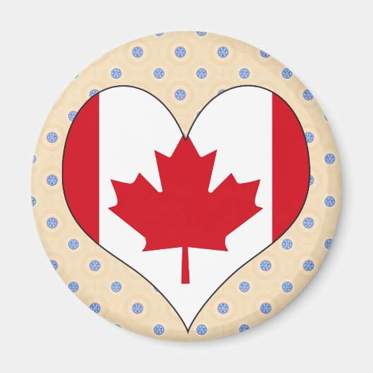 Aimant I Love Canada (Devant)