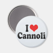 Aimant I Love Cannoli (Recto/Verso)