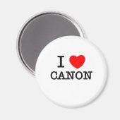 Aimant I Love Canon (Recto/Verso)