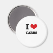 Aimant I Love Carbs (Recto/Verso)