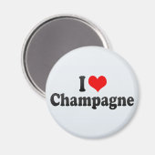 Aimant I Love Champagne (Recto/Verso)