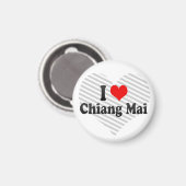 Aimant I Love Chiang Mai, Thaïlande (Recto/Verso)