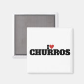 Aimant I Love Churros (Recto/Verso)