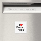 Aimant I Love (Coeur) French Fries (In Situ (Lave-vaisselle))