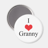 Aimant I Love (Coeur) Granny (Recto/Verso)