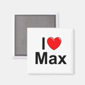 Aimant I Love (Coeur) Max (Recto/Verso)