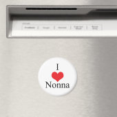 Aimant I Love (Coeur) Nonna (In Situ (Lave-vaisselle))