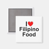 Aimant I Love (Coeur) Nourriture philippine (Recto/Verso)