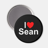 Aimant I Love (Coeur) Sean (Recto/Verso)