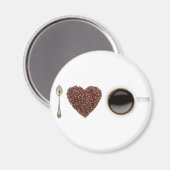 Aimant I Love Coffee 01 (Recto/Verso)