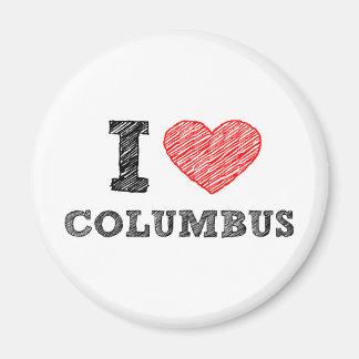 Aimant I Love Columbus