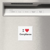 Aimant I Love Compliance I Heart Compliance Agent Cadeau (In Situ (Lave-vaisselle))