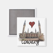 Aimant I love Conakry (Recto/Verso)