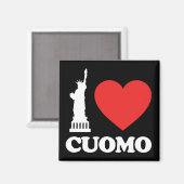 Aimant I Love Cuomo | Statue de la Liberté (Recto/Verso)