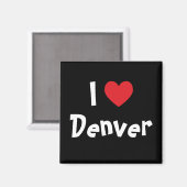 Aimant I Love Denver (Recto/Verso)