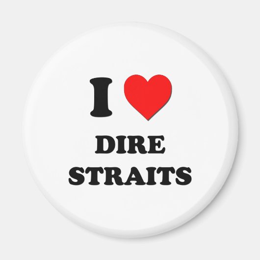 Aimant I Love Dire Straits (Devant)