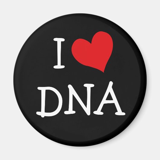 Aimant I Love DNA (Devant)