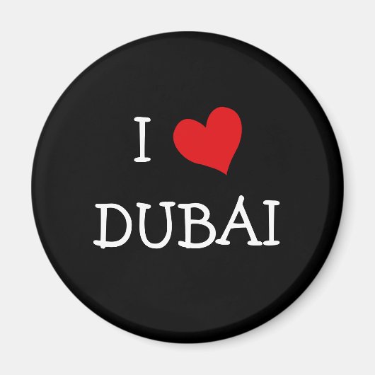 Aimant I Love DUBAI (Devant)