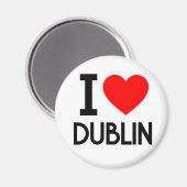 Aimant I Love Dublin (Recto/Verso)