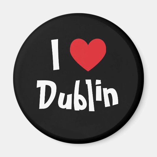 Aimant I Love Dublin (Devant)