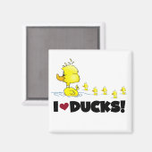 Aimant I Love Ducks Tshirts et cadeaux (Recto/Verso)