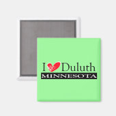 Aimant I Love Duluth Minnesota (Recto/Verso)