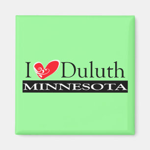 Aimant I Love Duluth Minnesota