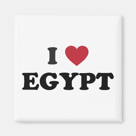 Aimant I Love Egypt (Devant)