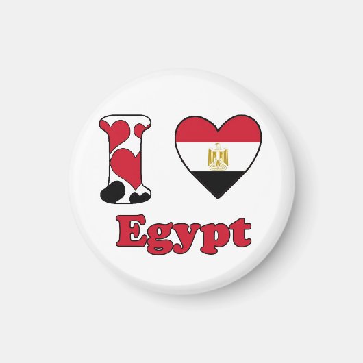 Aimant I love Egypt (Devant)