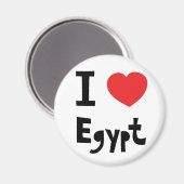 Aimant I love Egypt (Recto/Verso)
